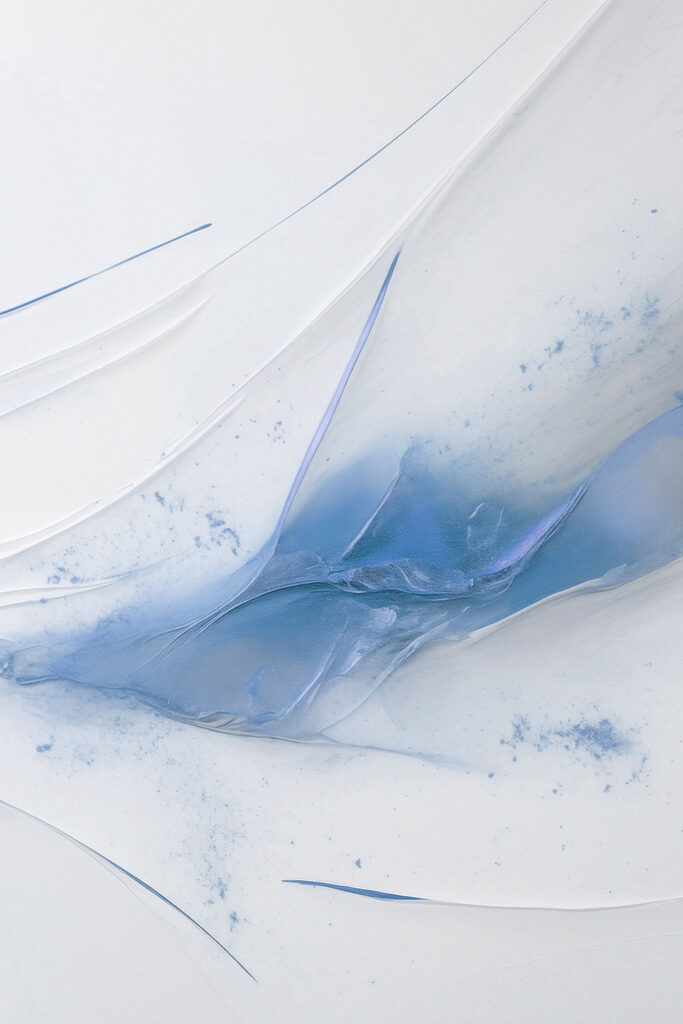 Blue and white paint Blue and white paint