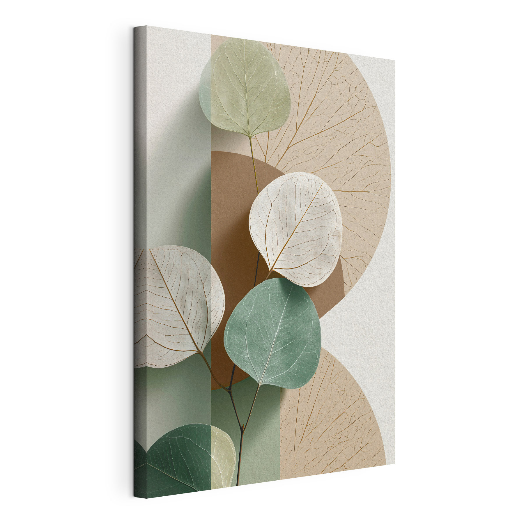 Serene leaves on a soft background Serene leaves on a soft background