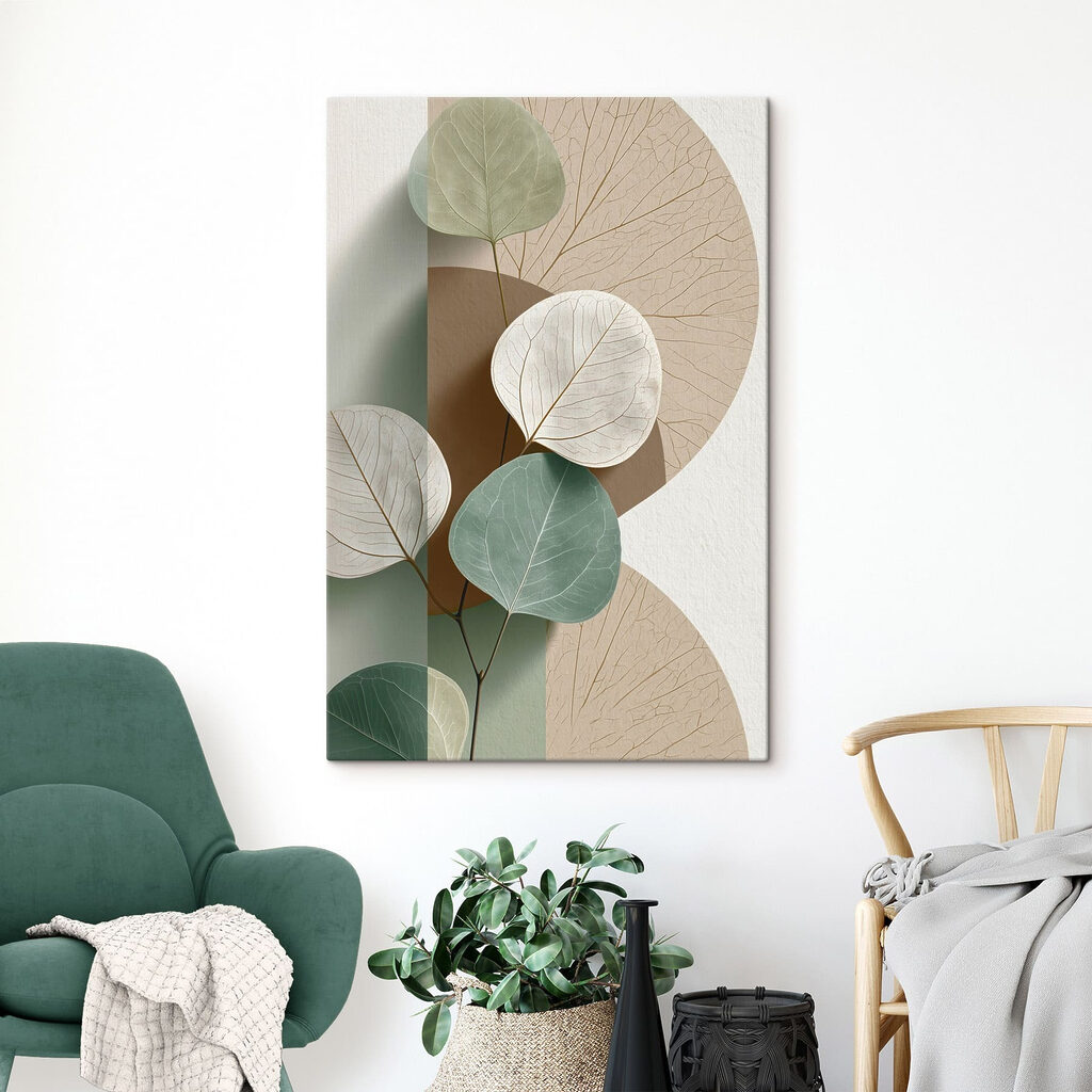 Serene leaves on a soft background Serene leaves on a soft background