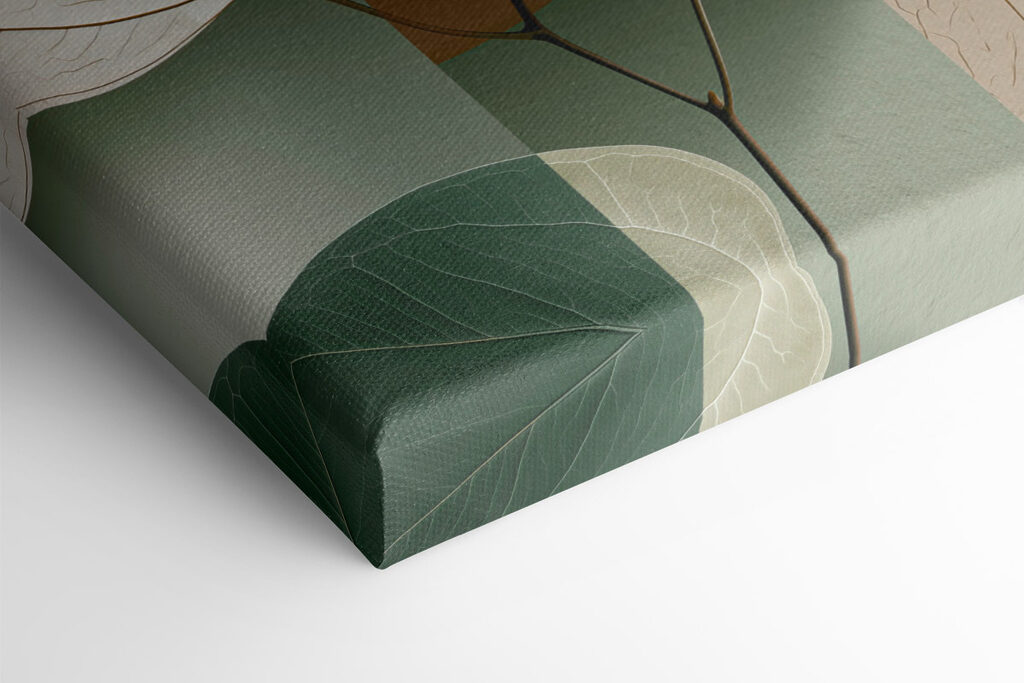 Serene leaves on a soft background Serene leaves on a soft background