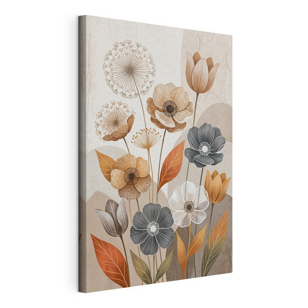 Elegant floral design with subtle tones Elegant floral design with subtle tones