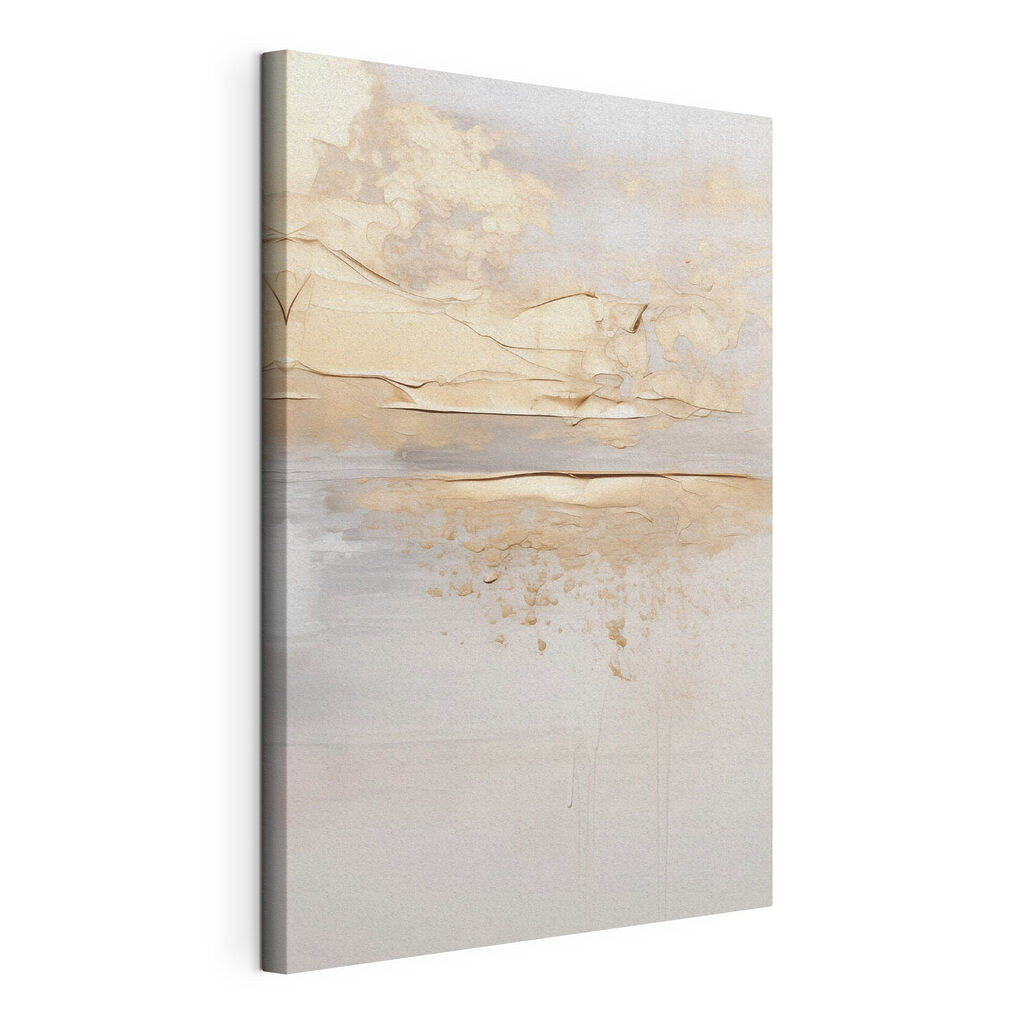 Soft hues blend in serene abstraction Soft hues blend in serene abstraction