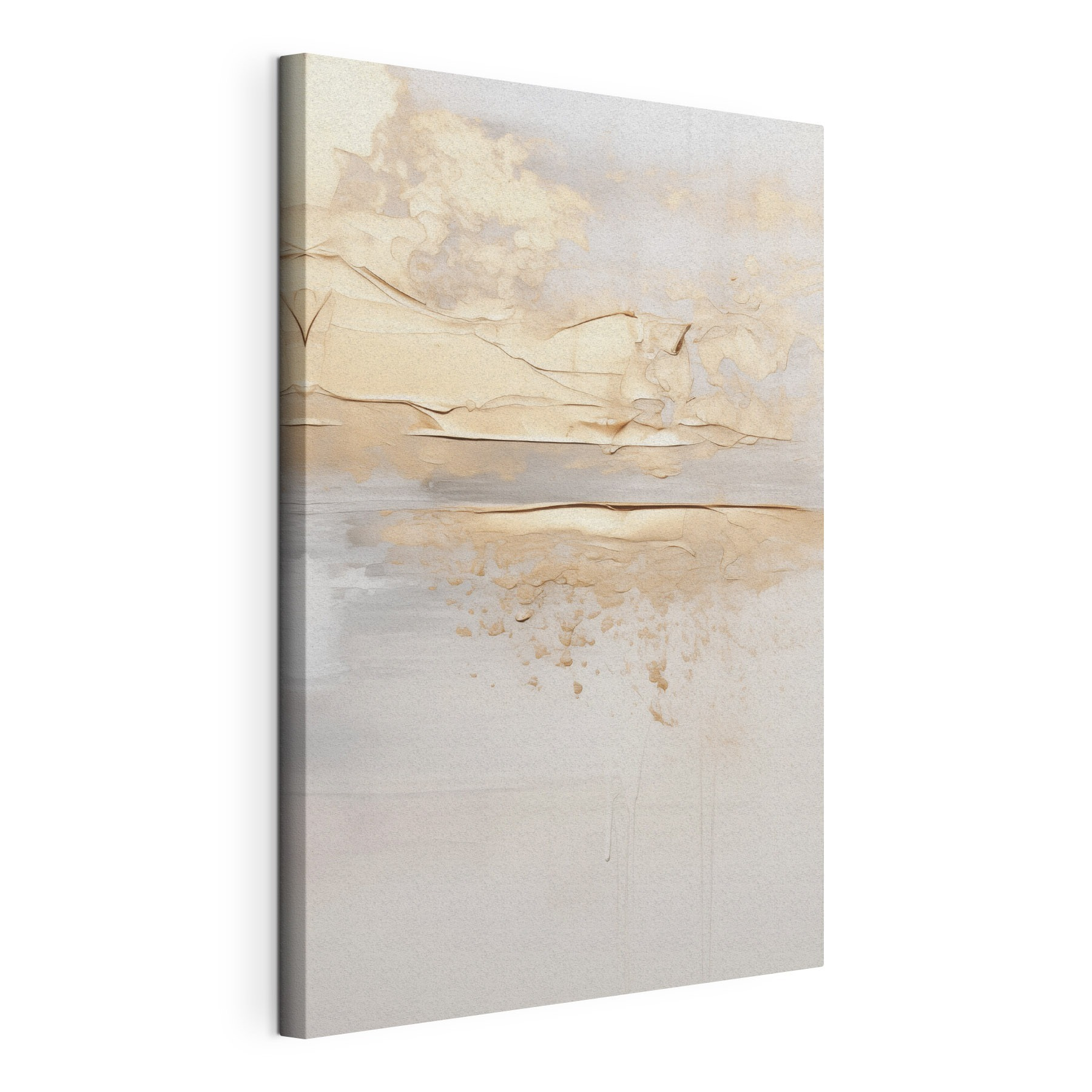 Soft hues blend in serene abstraction Soft hues blend in serene abstraction