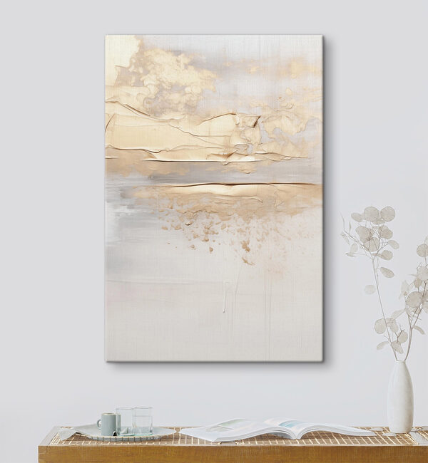 Soft hues blend in serene abstraction Soft hues blend in serene abstraction