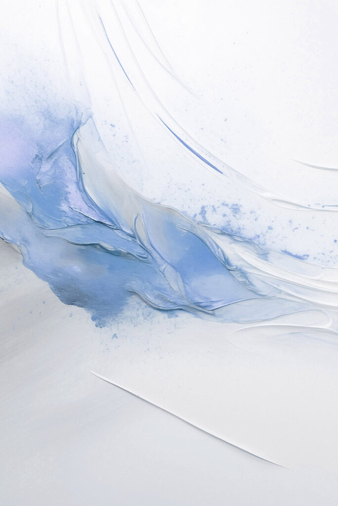Soft blues blending into peaceful hues