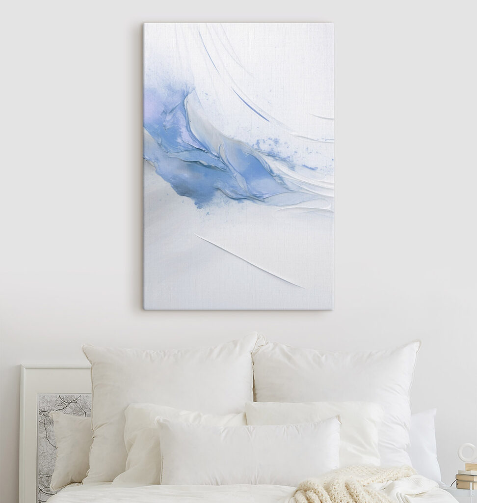 Soft blues blending into peaceful hues