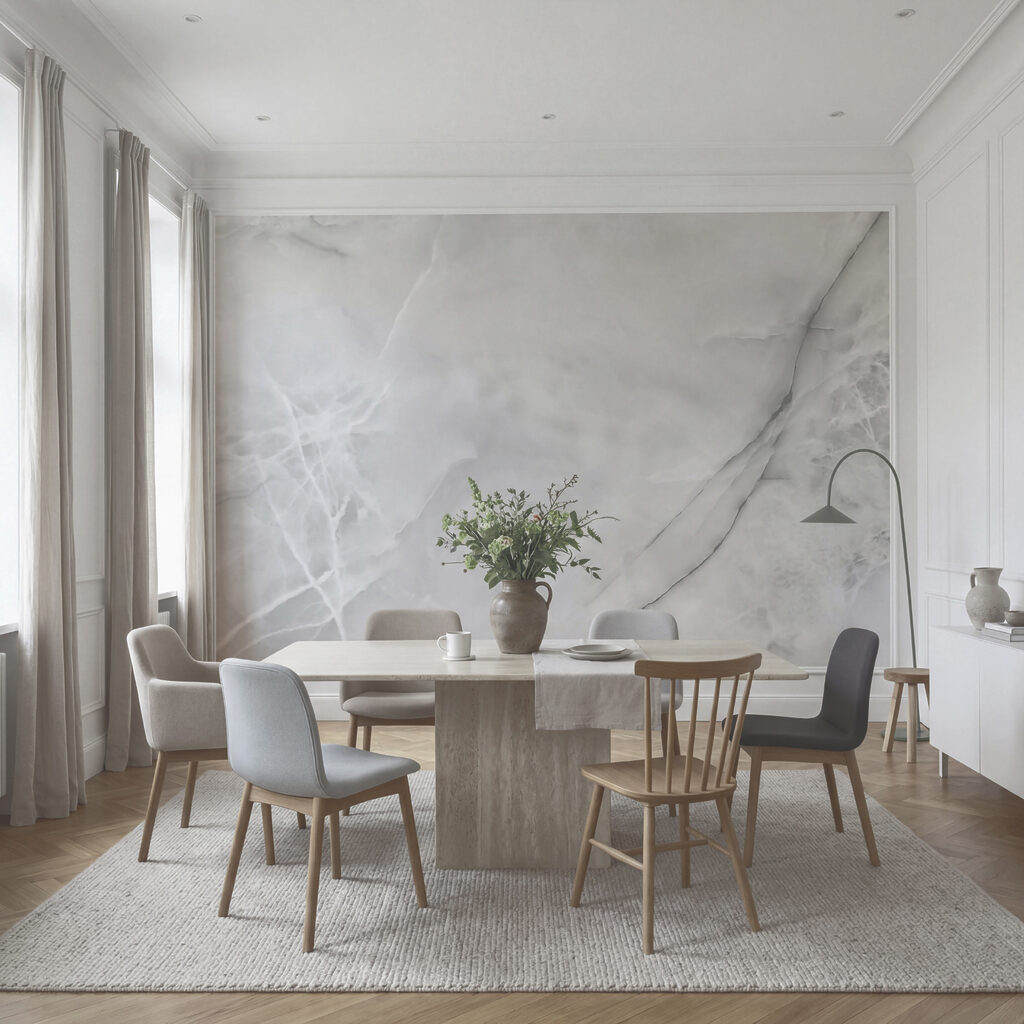 Elegante superficie in marmo con venature delicate Elegante superficie in marmo con venature delicate