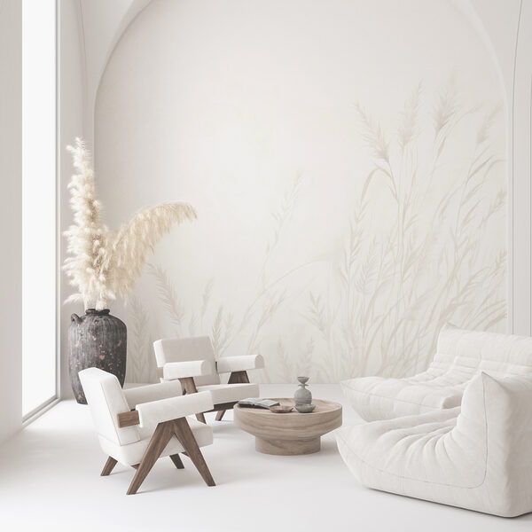 Sfondo bianco con erba Sfondo bianco con erba