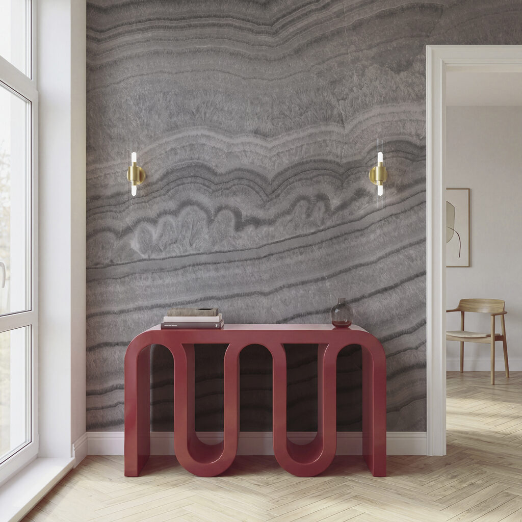 Onde naturali in un design monocromatico Onde naturali in un design monocromatico