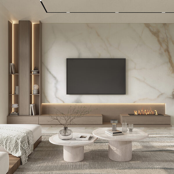 Superficie liscia con venature eleganti Superficie liscia con venature eleganti
