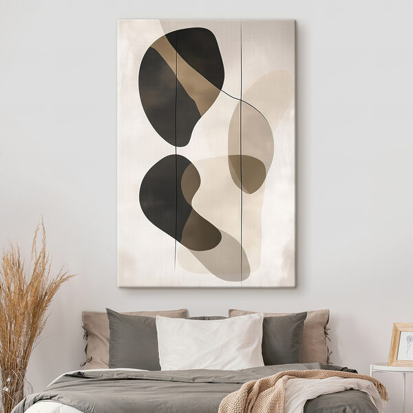 Black and brown art piece Black and brown art piece