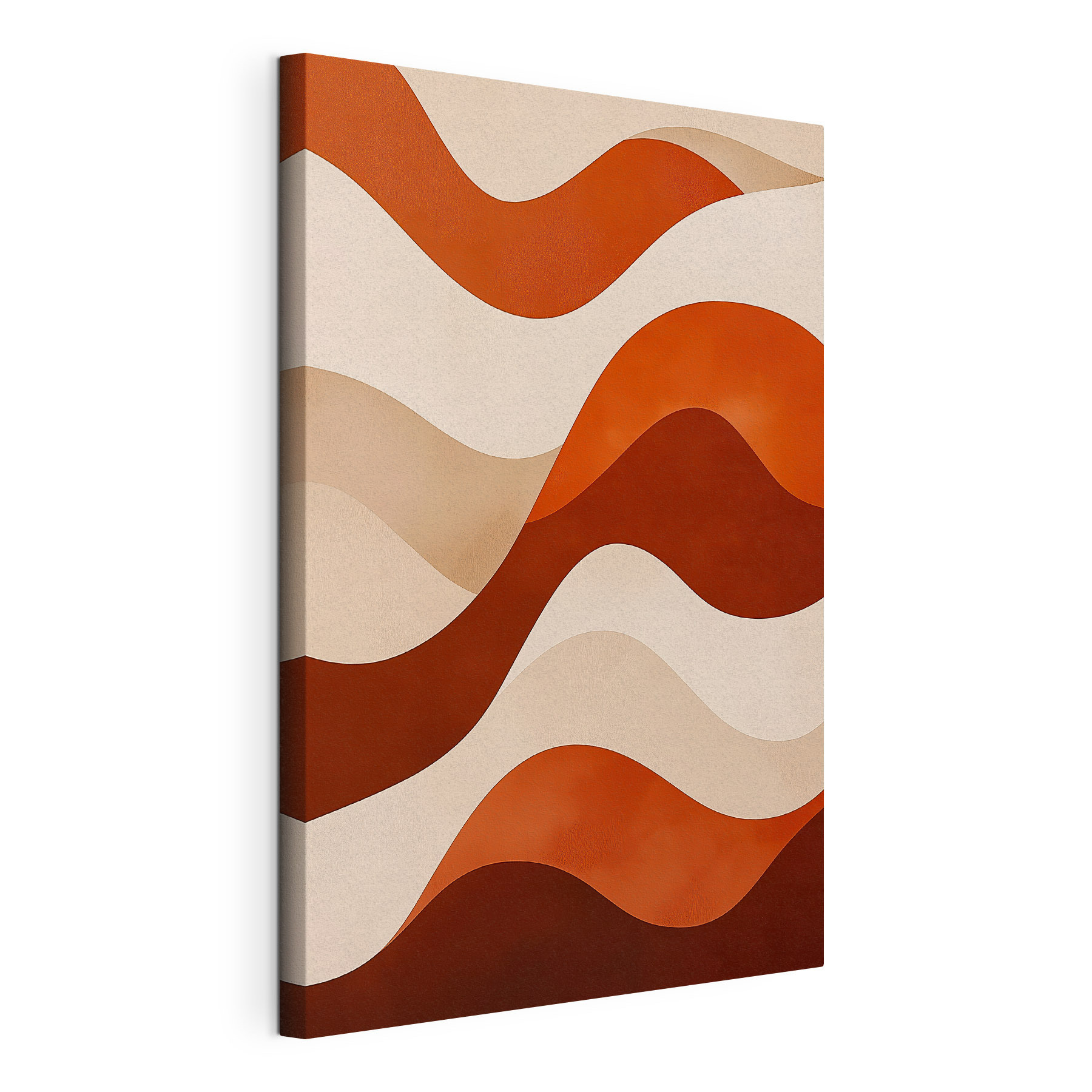 Brown and white wavy pattern Brown and white wavy pattern