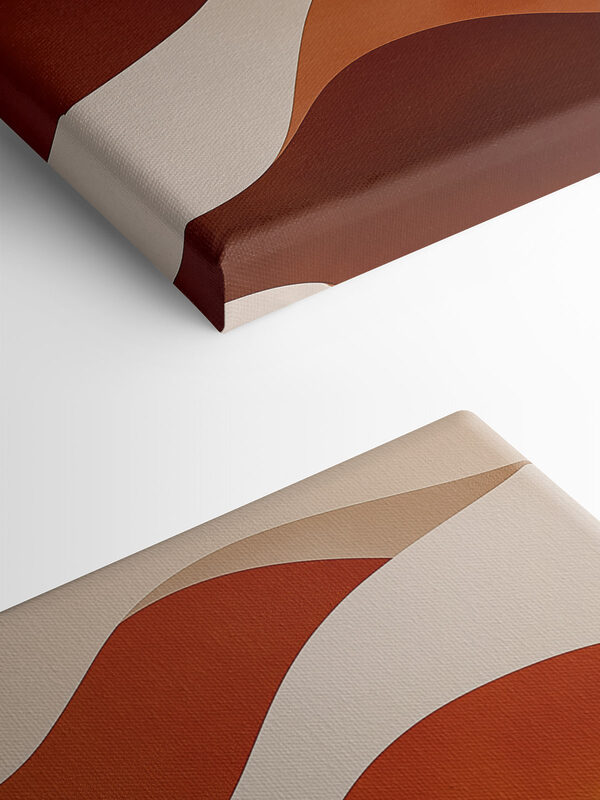 Brown and white wavy pattern Brown and white wavy pattern