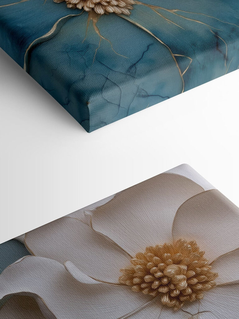 Delicate blooms in soft hues