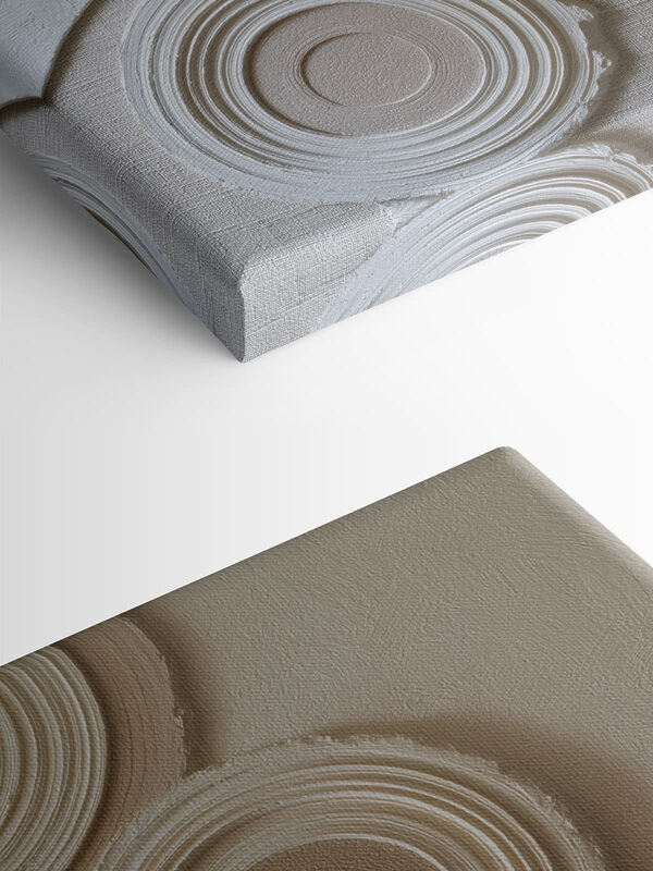 - Circular patterns on textured background - Circular patterns on textured background