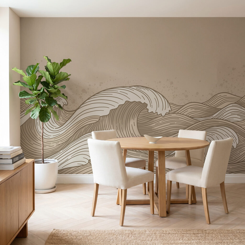 Disegno di onde nel mare Disegno di onde nel mare