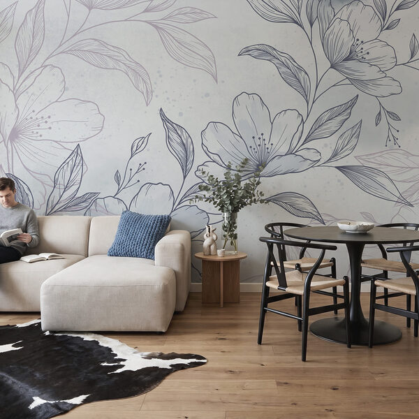 Disegno di fiori e foglie Disegno di fiori e foglie