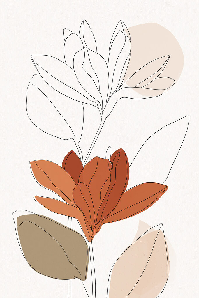 Drawing of a flower