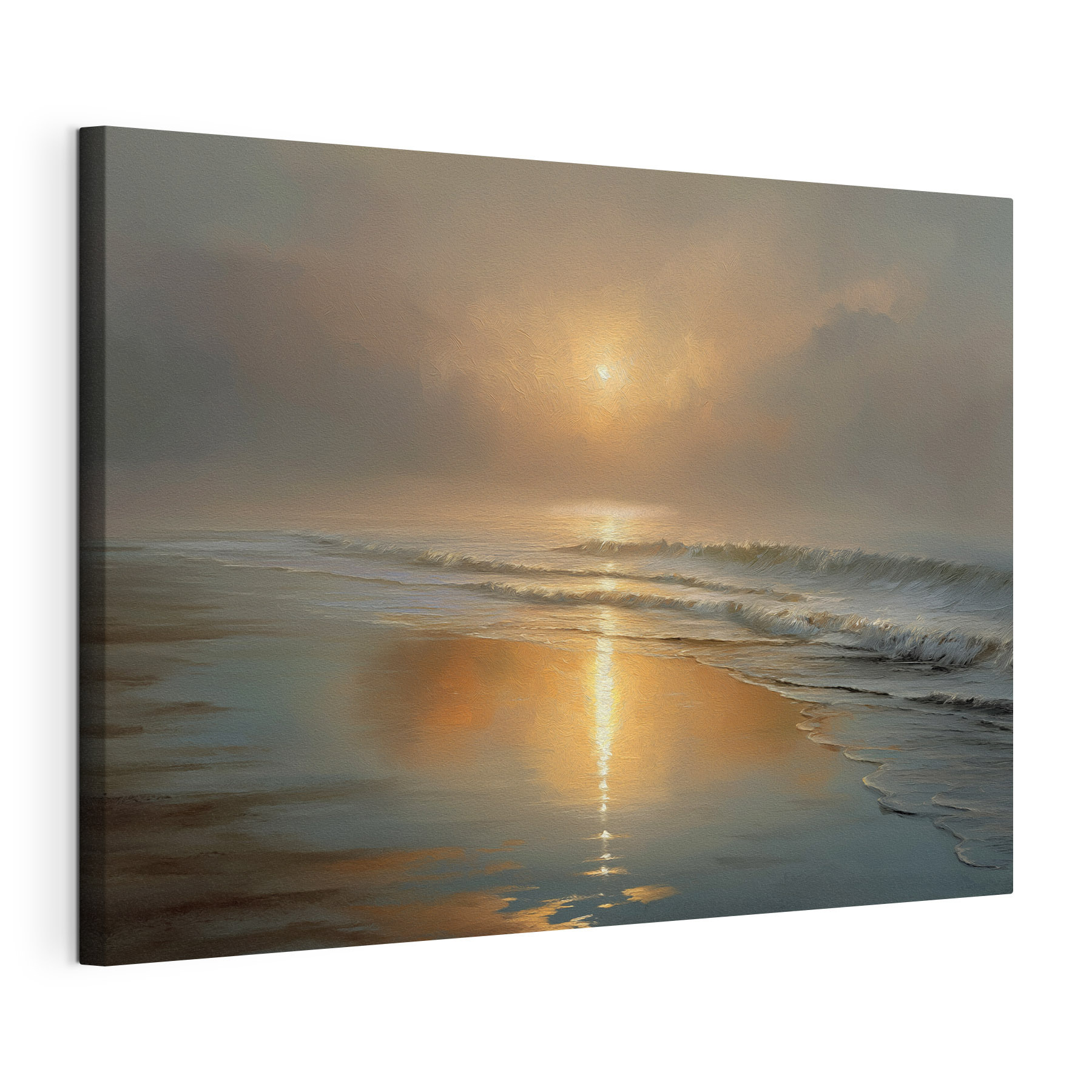 Sunset over a beach