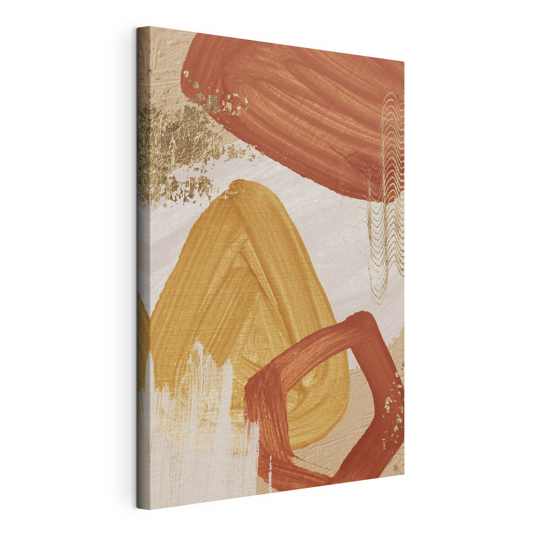 Abstract art in warm tones Abstract art in warm tones