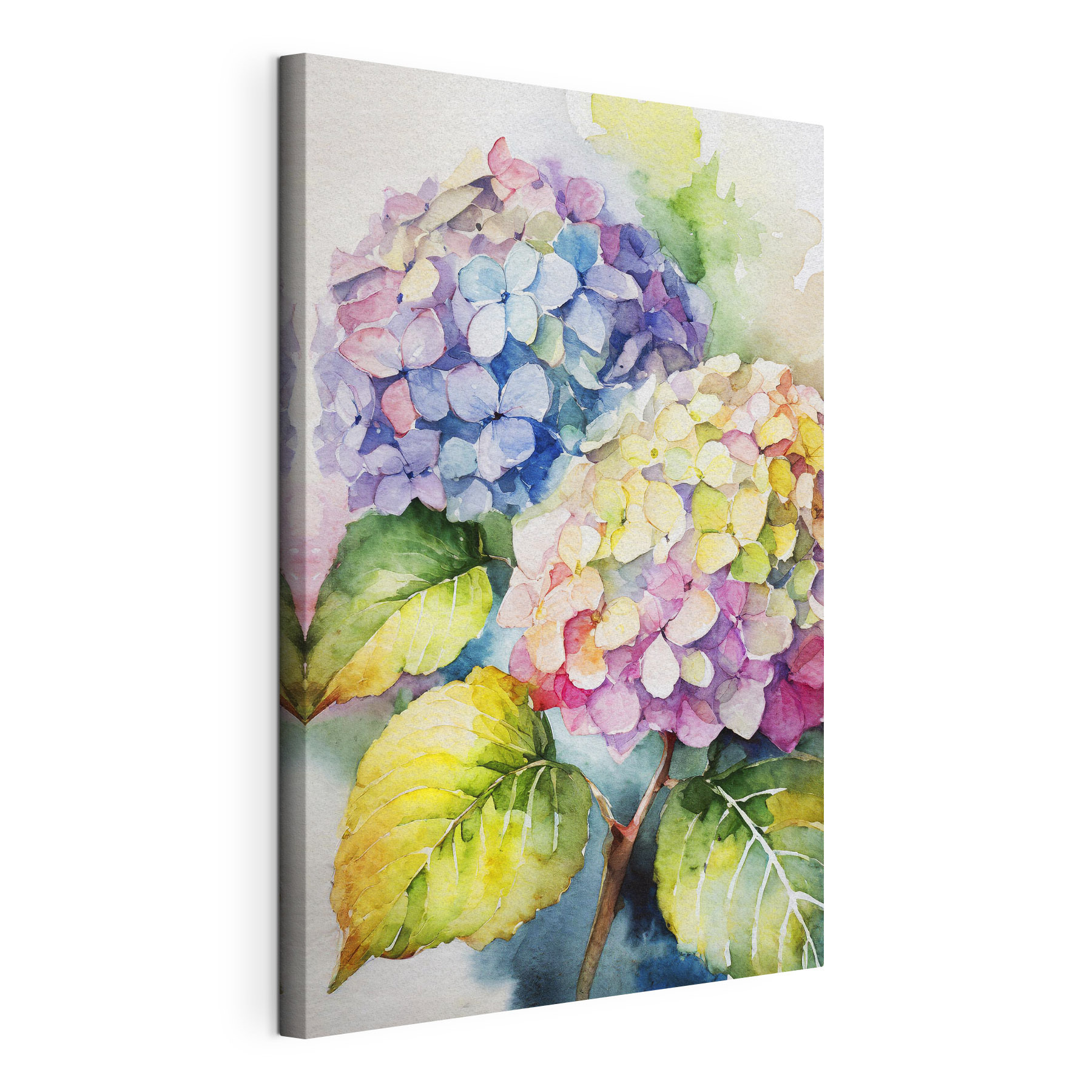 A watercolor painting of flowers