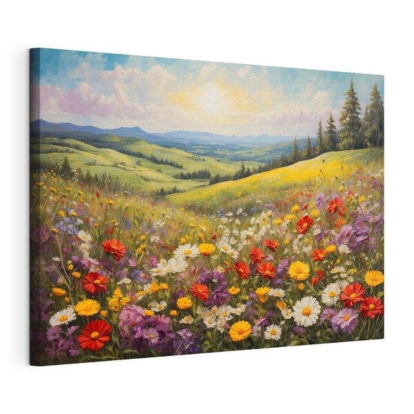 Quadri Quadri Campo di fiori colorati (COD: s40073)
