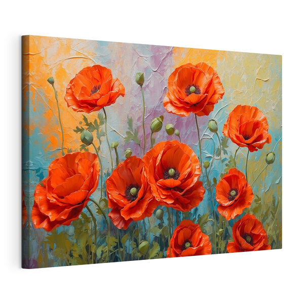 Quadri Un dipinto di fiori rossi (COD: s37805) Quadri Quadri Un dipinto di fiori rossi (COD: s37805)