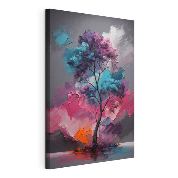 Quadri Dipinto raffigurante un albero dai diversi colori (COD: s42262) Quadri Quadri Dipinto raffigurante un albero dai diversi colori (COD: s42262)