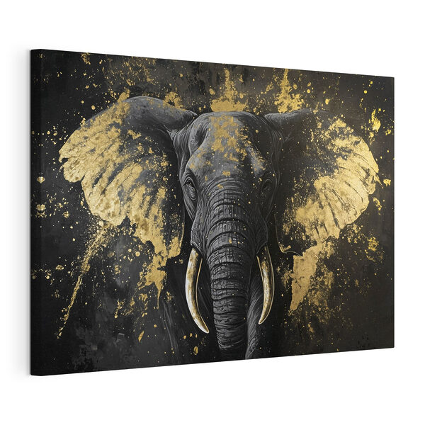 Quadri Maestoso ritratto di elefante nell'arte (COD: s42602) Quadri Quadri Maestoso ritratto di elefante nell'arte (COD: s42602)
