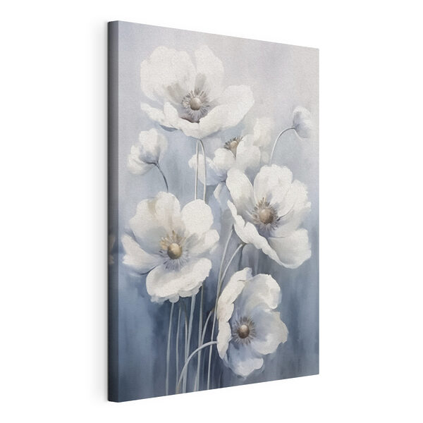 Quadri Dipinto di fiori bianchi