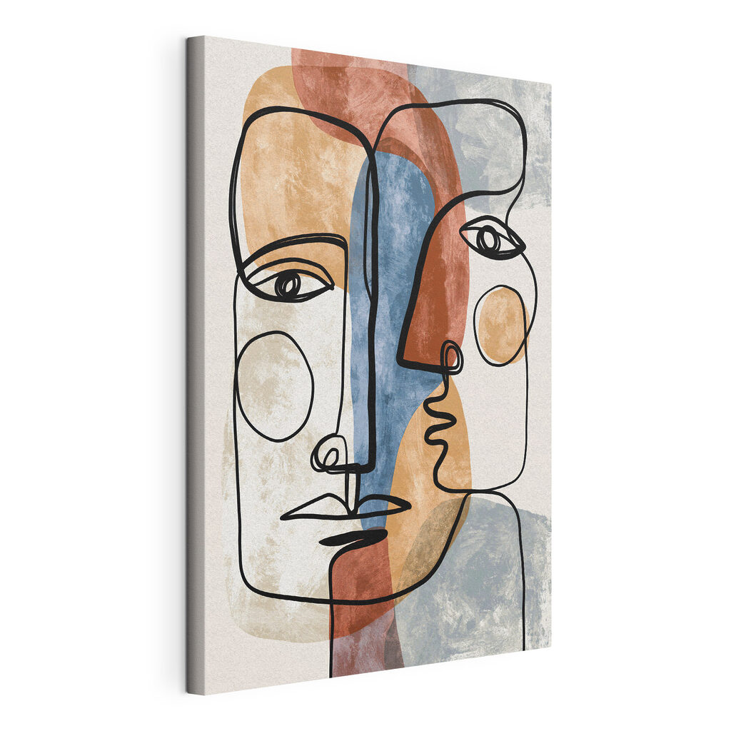 Drawing of two faces Drawing of two faces