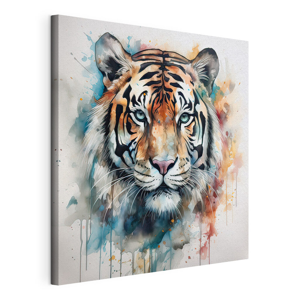 A painting of a tiger