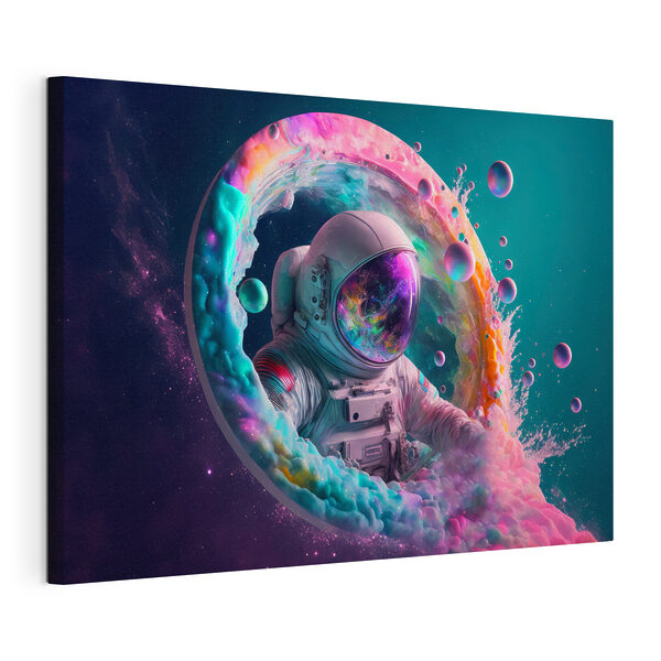 Quadri Quadri Un astronauta in un cerchio colorato (COD: s33510)