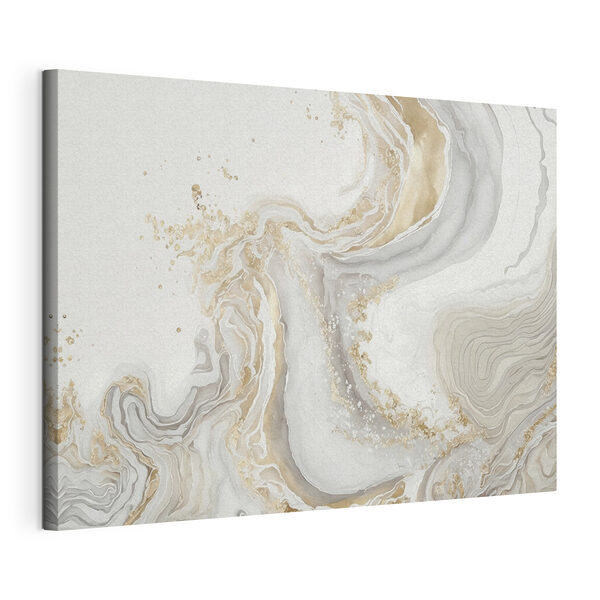 Eleganti volute color crema e ambra Quadri Eleganti volute color crema e ambra