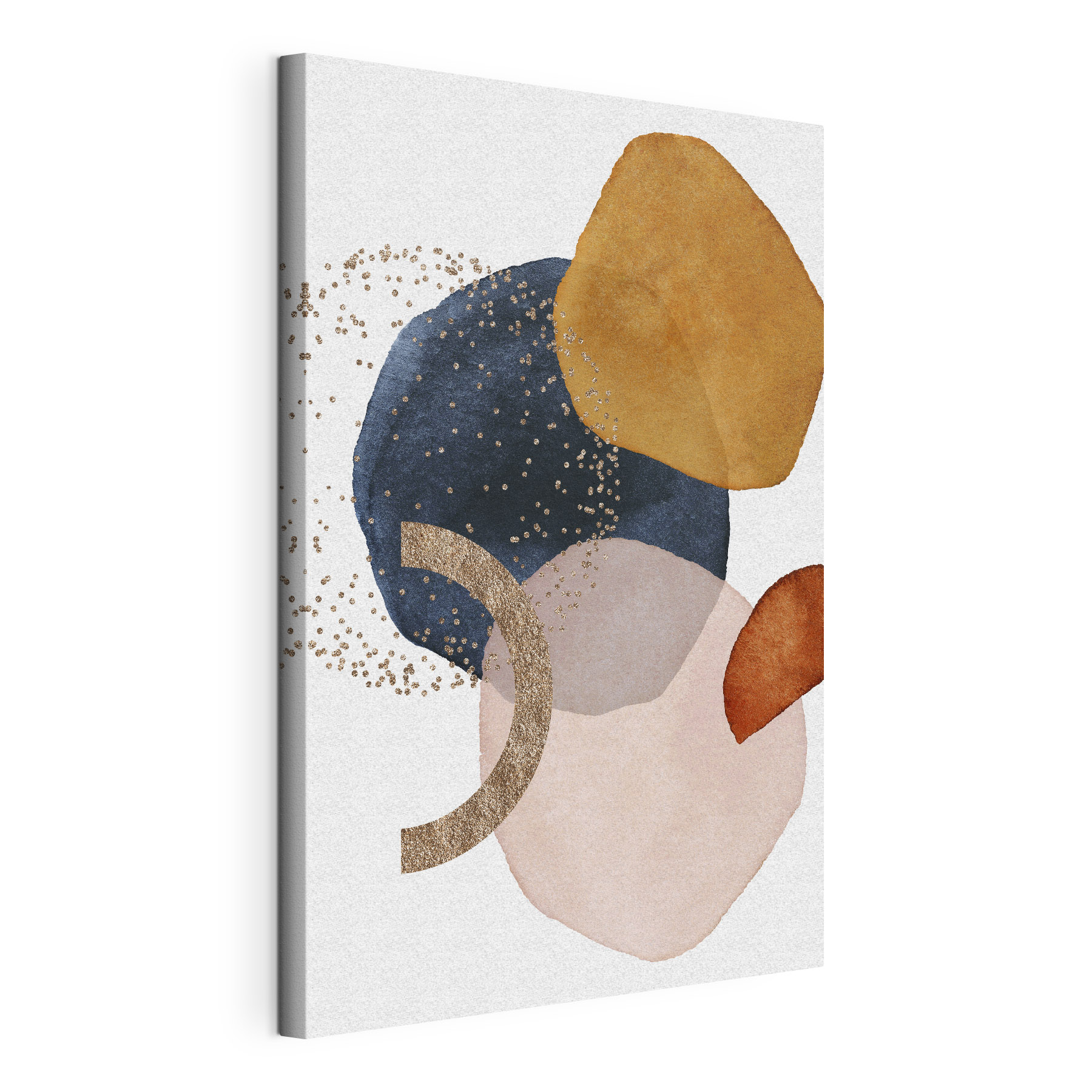 Abstract shapes and sparkling accents Abstract shapes and sparkling accents