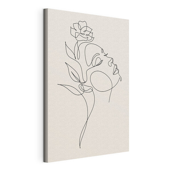 Quadri Quadri Un disegno del volto di una donna (COD: s38011)
