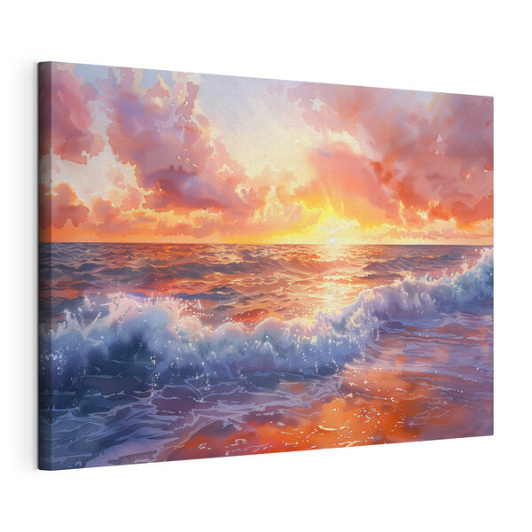 Quadri Un tramonto sull'oceano (COD: s38476) Quadri Quadri Un tramonto sull'oceano (COD: s38476)