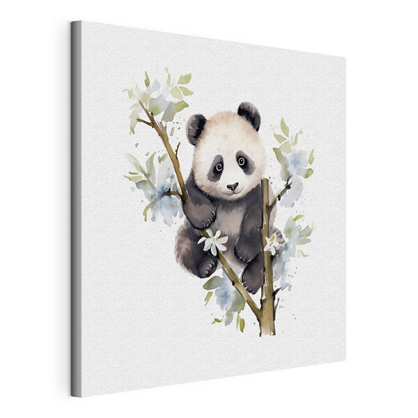 Un panda su un ramo d'albero Quadri Un panda su un ramo d'albero