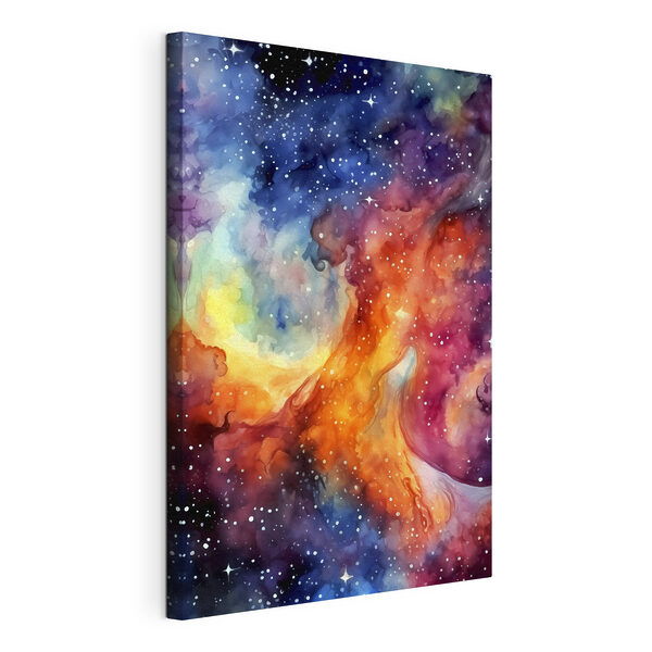 Una galassia colorata piena di stelle Quadri Una galassia colorata piena di stelle