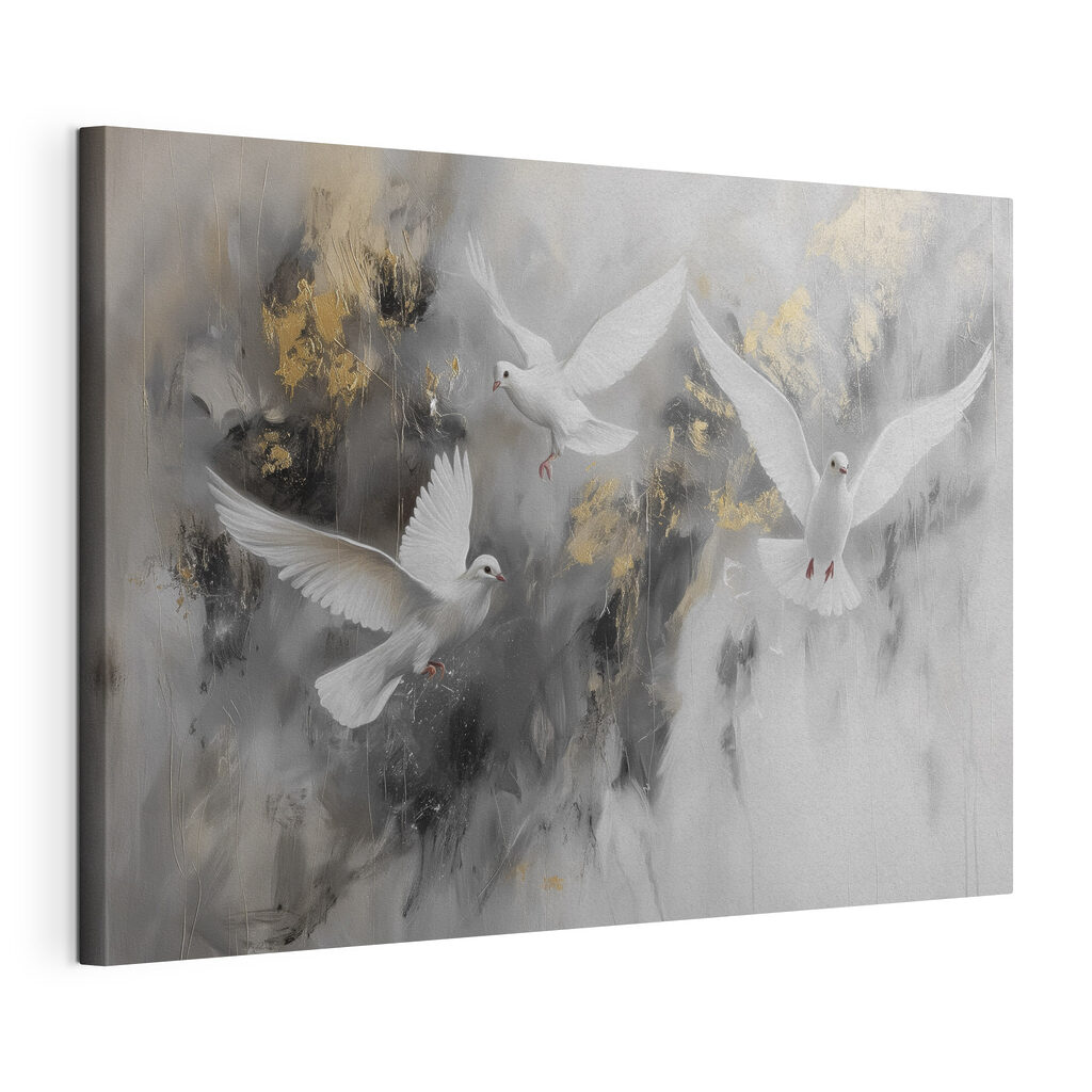 A group of white birds flying A group of white birds flying