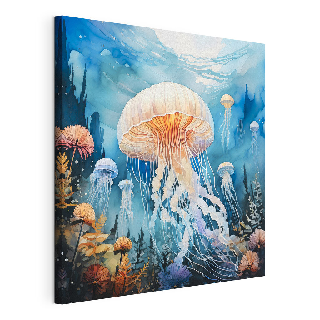 Painting of a jellyfish Painting of a jellyfish