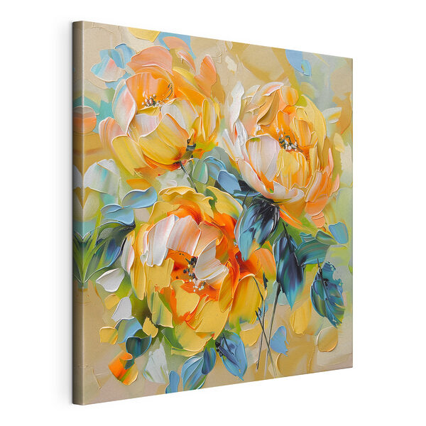 Quadri Quadri Dipinto di fiori su tela (COD: s39460)