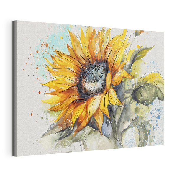 Quadri Dipinto raffigurante un girasole (COD: s39583) Quadri Quadri Dipinto raffigurante un girasole (COD: s39583)
