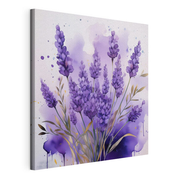 Dipinto di fiori viola Quadri Dipinto di fiori viola