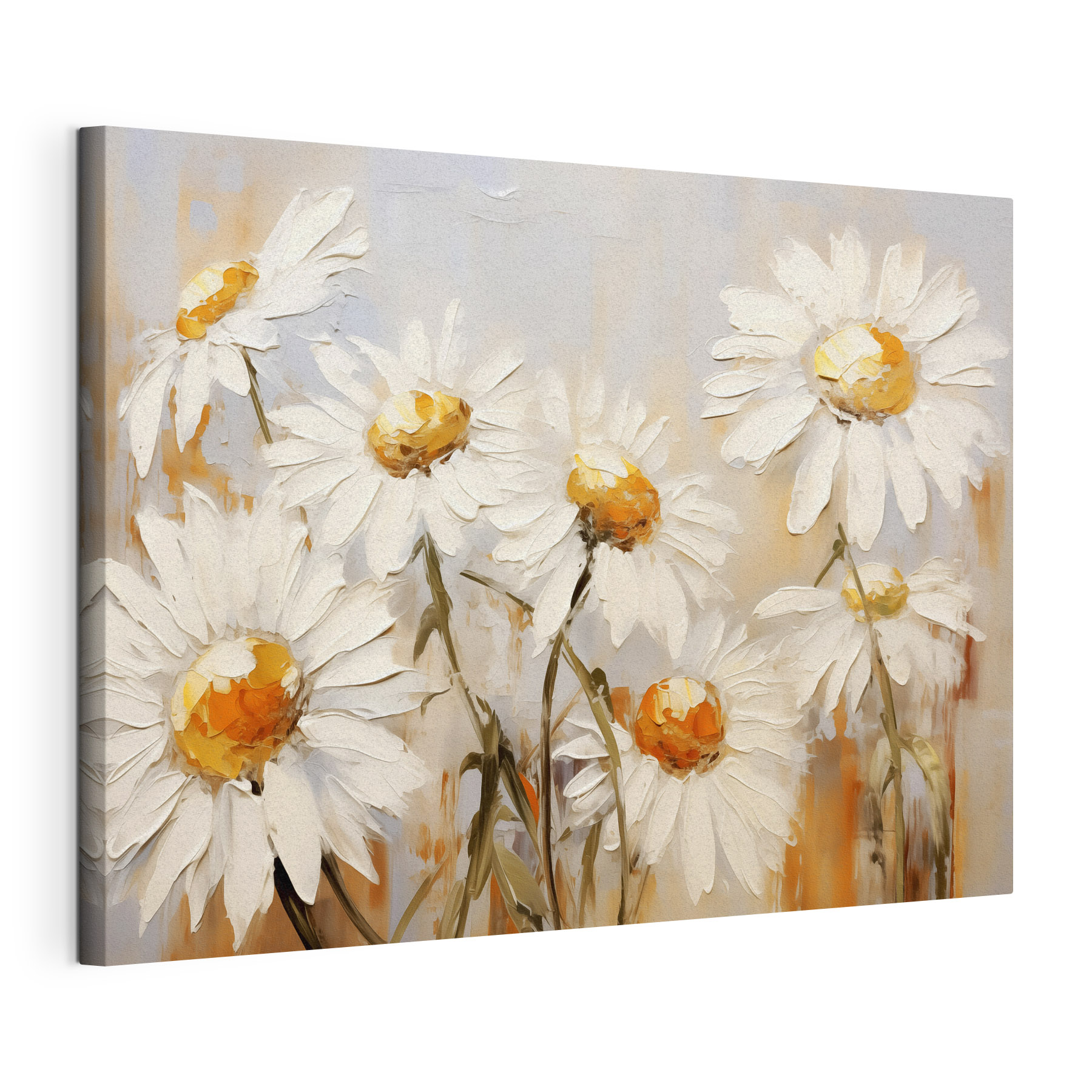 Painting of white flowers Painting of white flowers