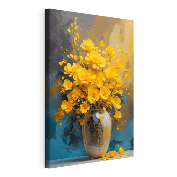 Quadri Vaso con fiori gialli (COD: s39854) Quadri Quadri Vaso con fiori gialli (COD: s39854)