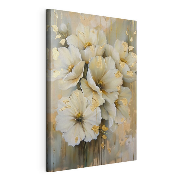 Petali eleganti con riflessi metallici Quadri Petali eleganti con riflessi metallici