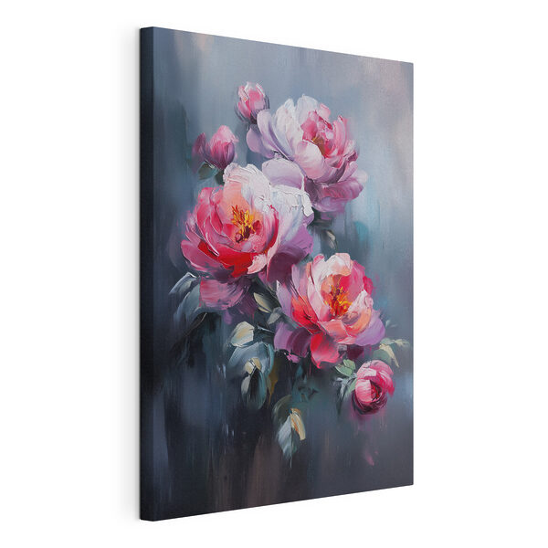 Quadri Quadri Dipinto di fiori rosa (COD: s40127)