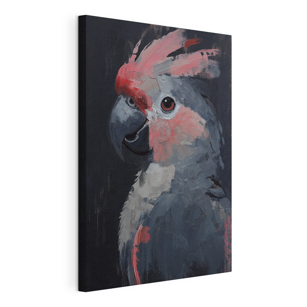 Colorful parrot portrait in vibrant style Colorful parrot portrait in vibrant style