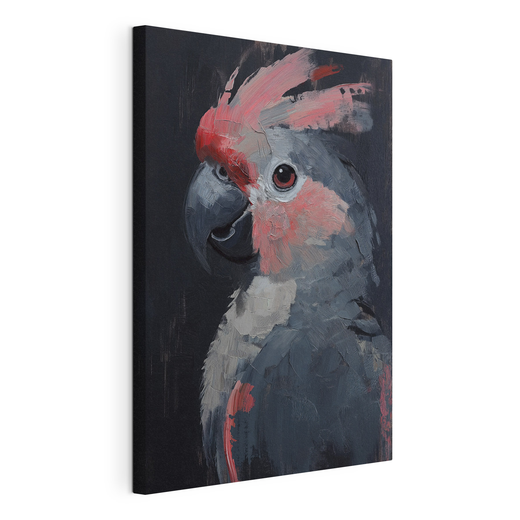 Colorful parrot portrait in vibrant style Colorful parrot portrait in vibrant style